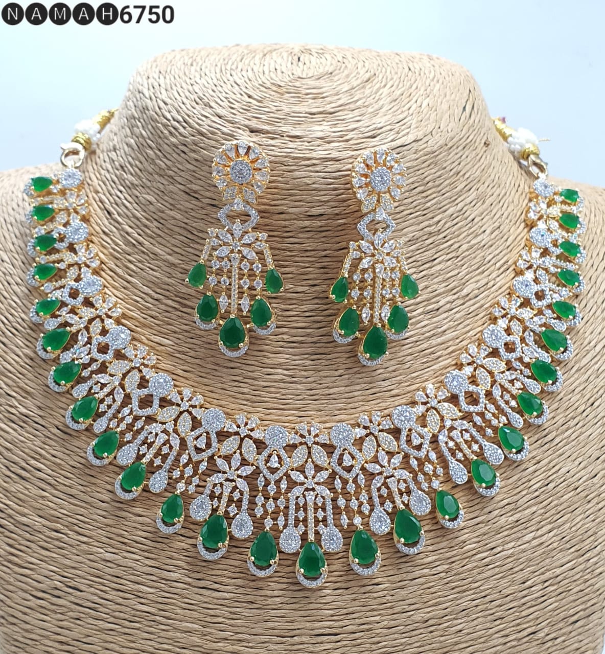 american diamond necklace Set