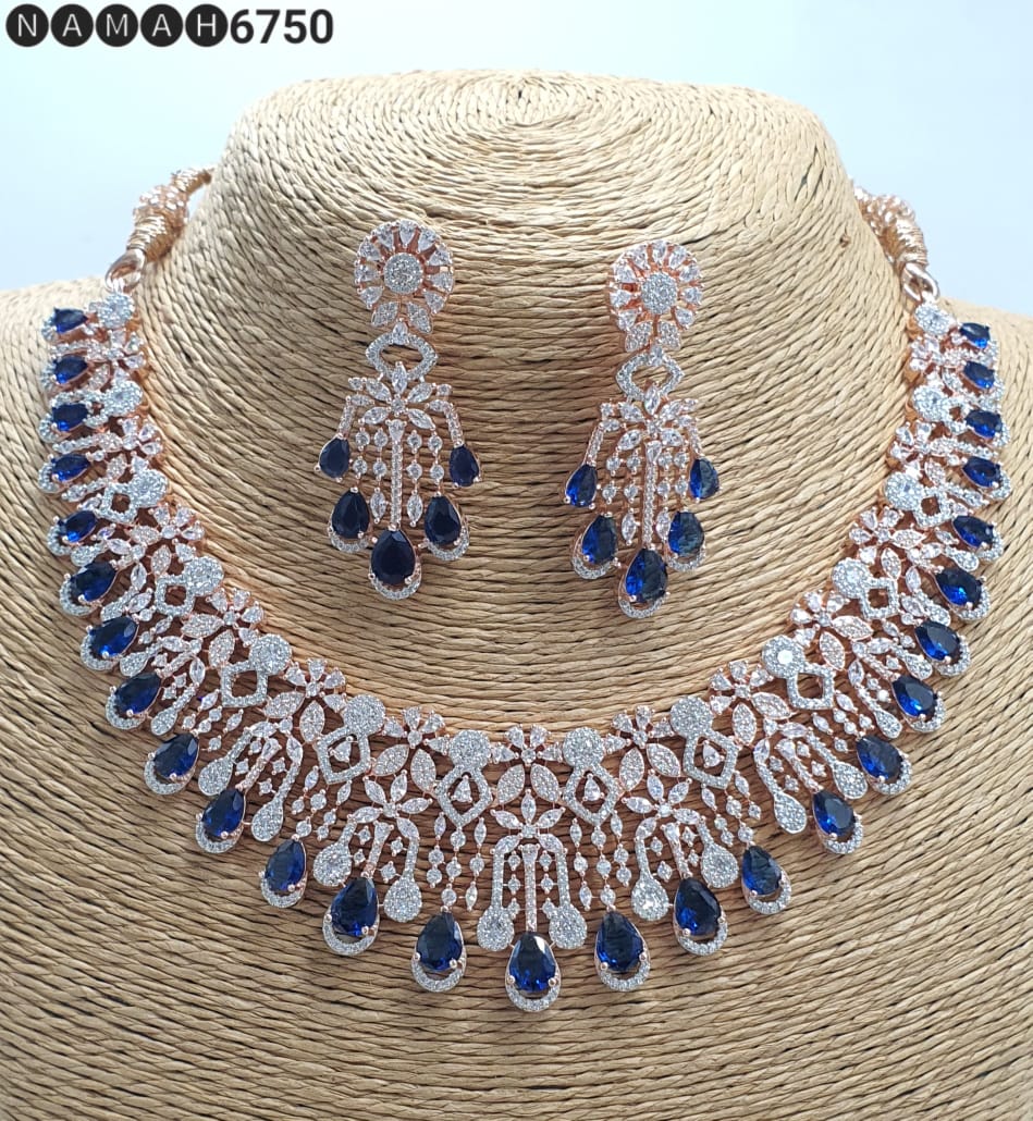 american diamond necklace Set