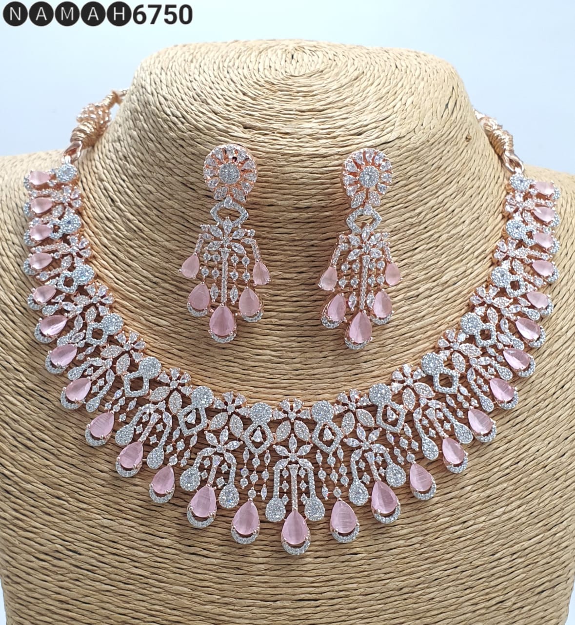 american diamond necklace Set