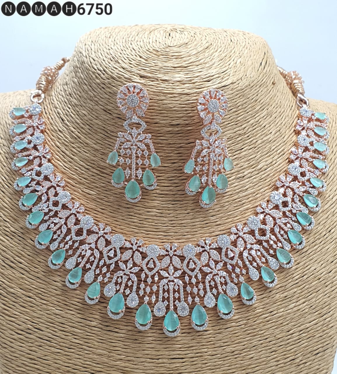 american diamond necklace Set