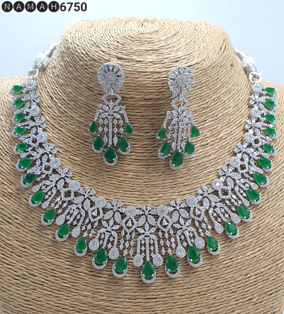 american diamond necklace Set