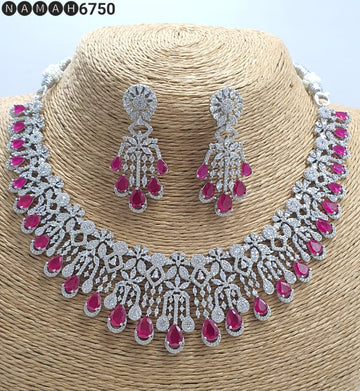 american diamond necklace Set