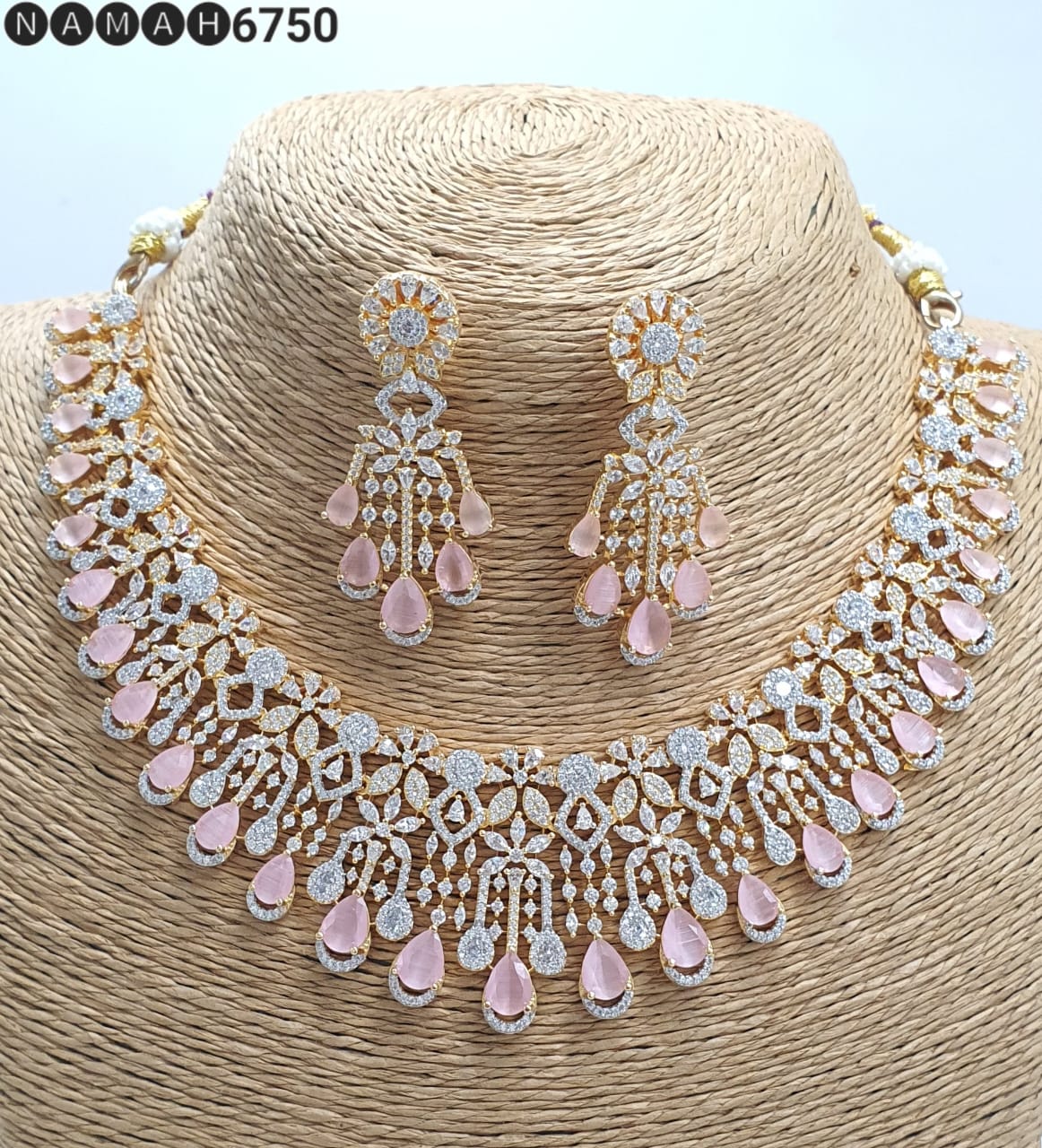 american diamond necklace Set