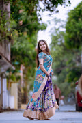 Kalamkari Print Lehenga Choli