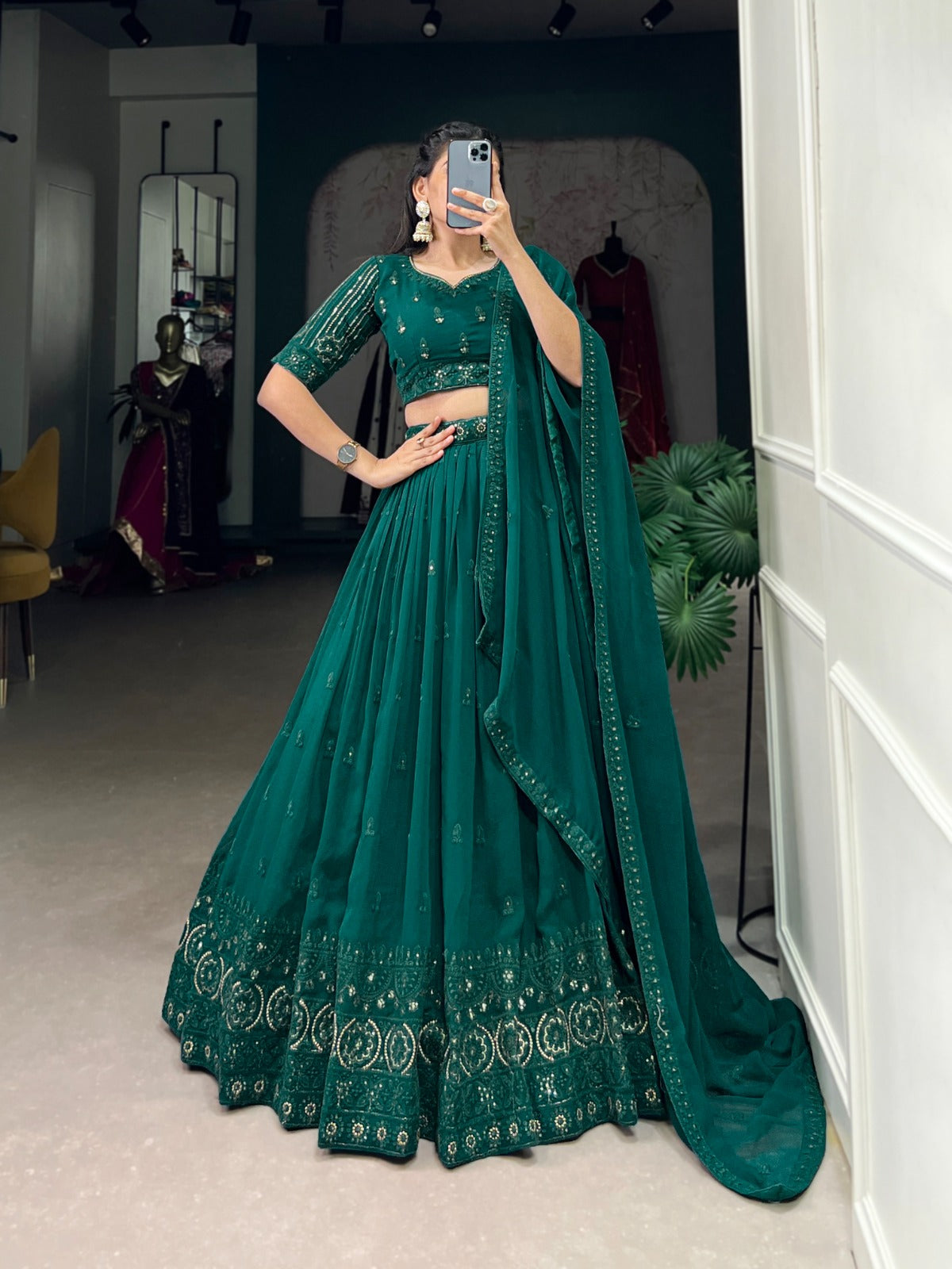 Georgette Lehenga Choli