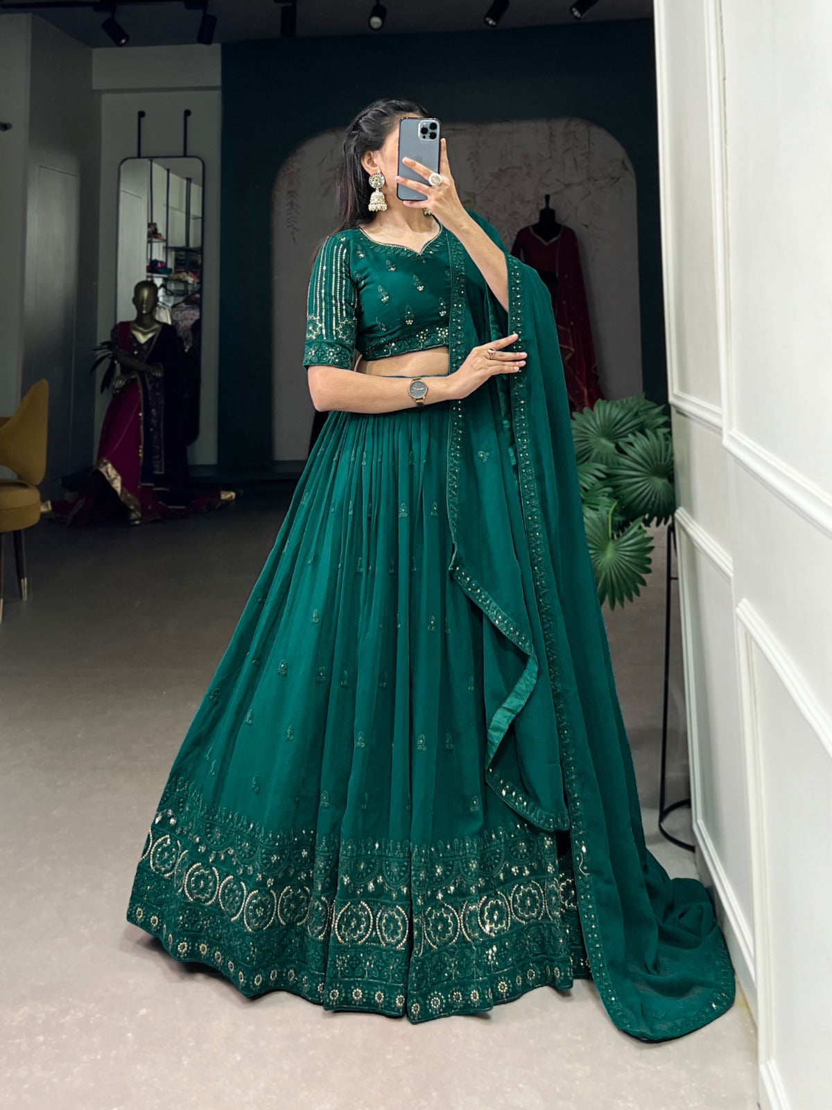 Georgette Lehenga Choli