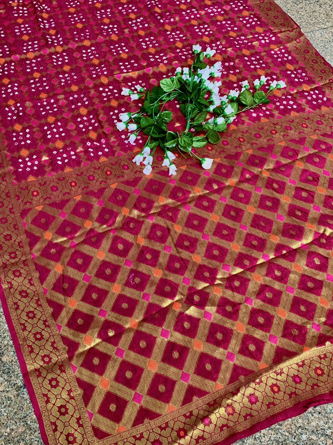 Bandhani Saree