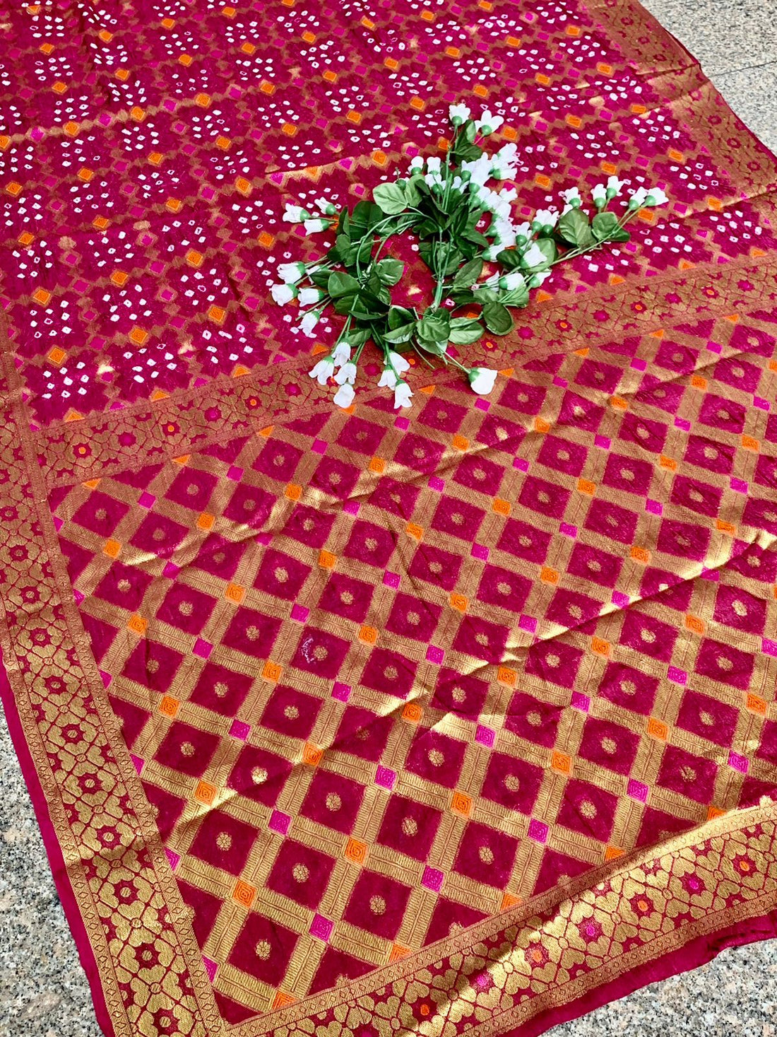 Bandhani Saree