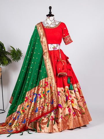 Paithani Silk Lehenga Choli