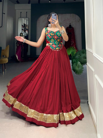 Rayon Cotton Lehenga Choli