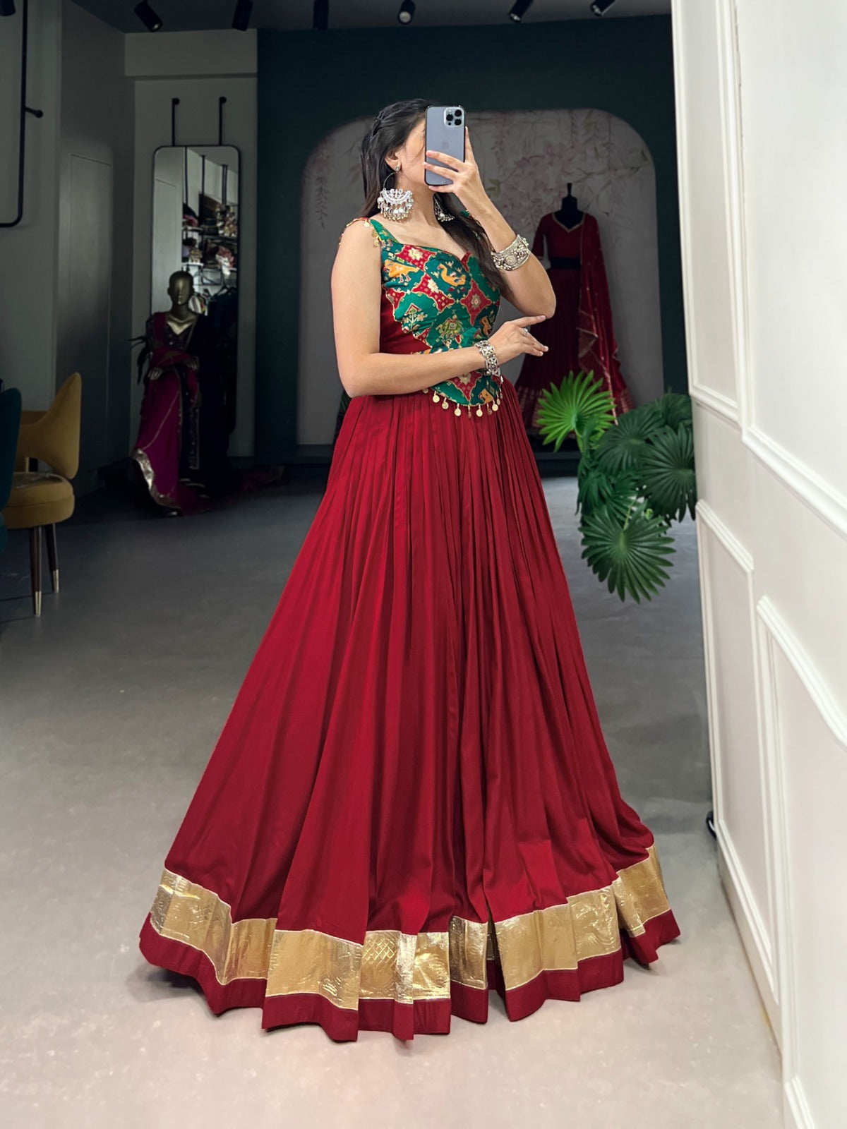 Rayon Cotton Lehenga Choli