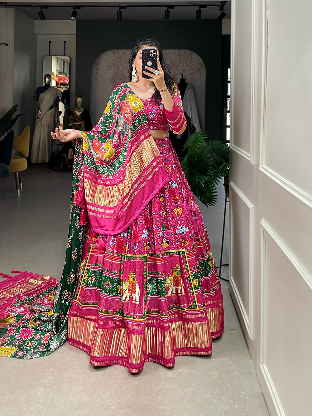 Gaji Silk Lehenga Choli