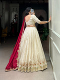 White Lehenga Choli