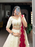 White Lehenga Choli