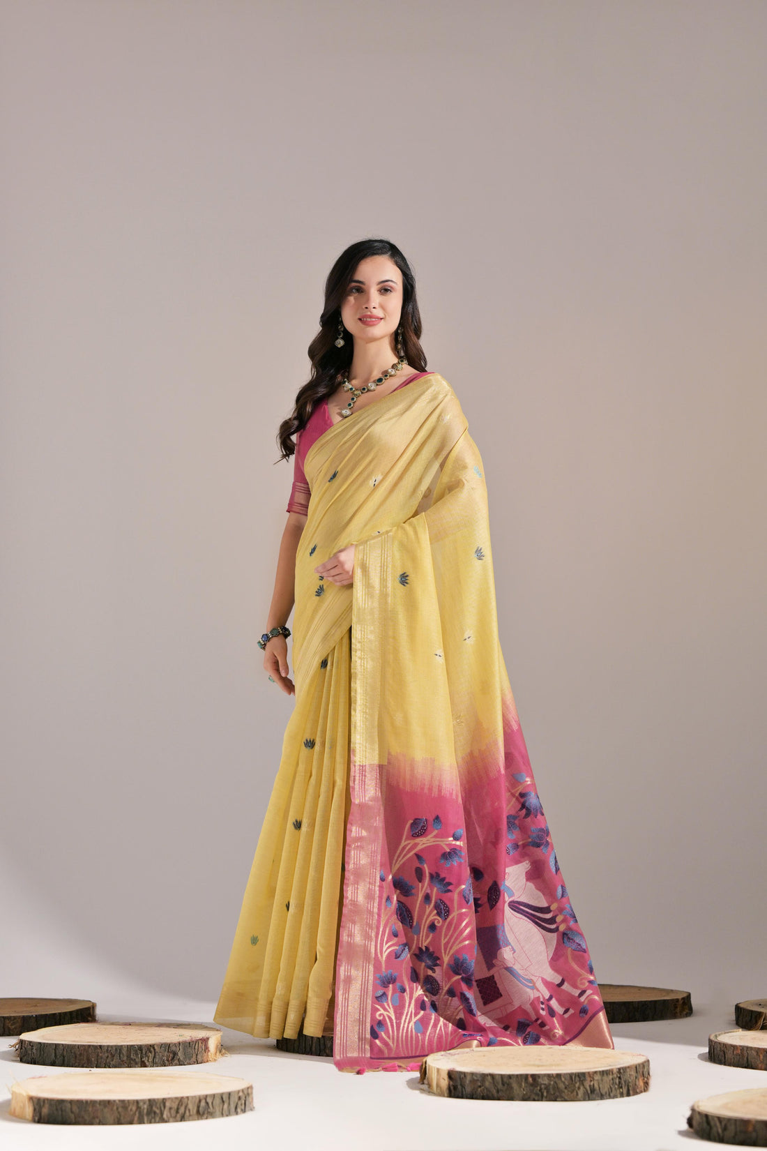 Muga Silk Saree