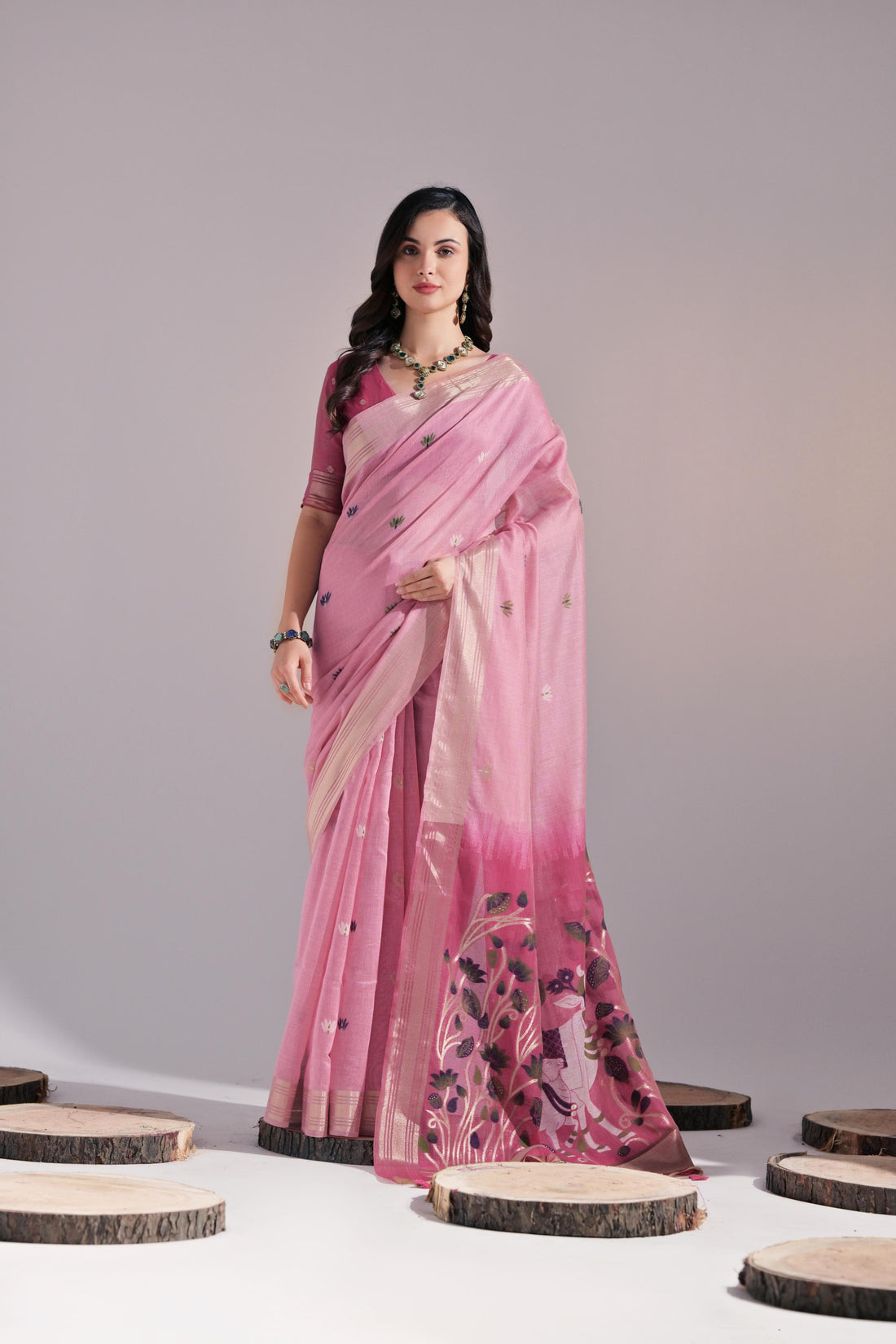 Muga Silk Saree