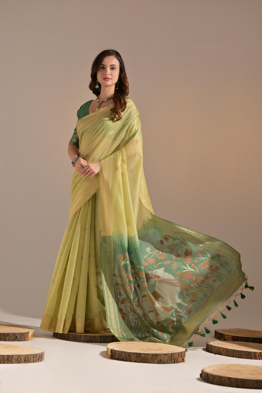 Muga Silk Saree