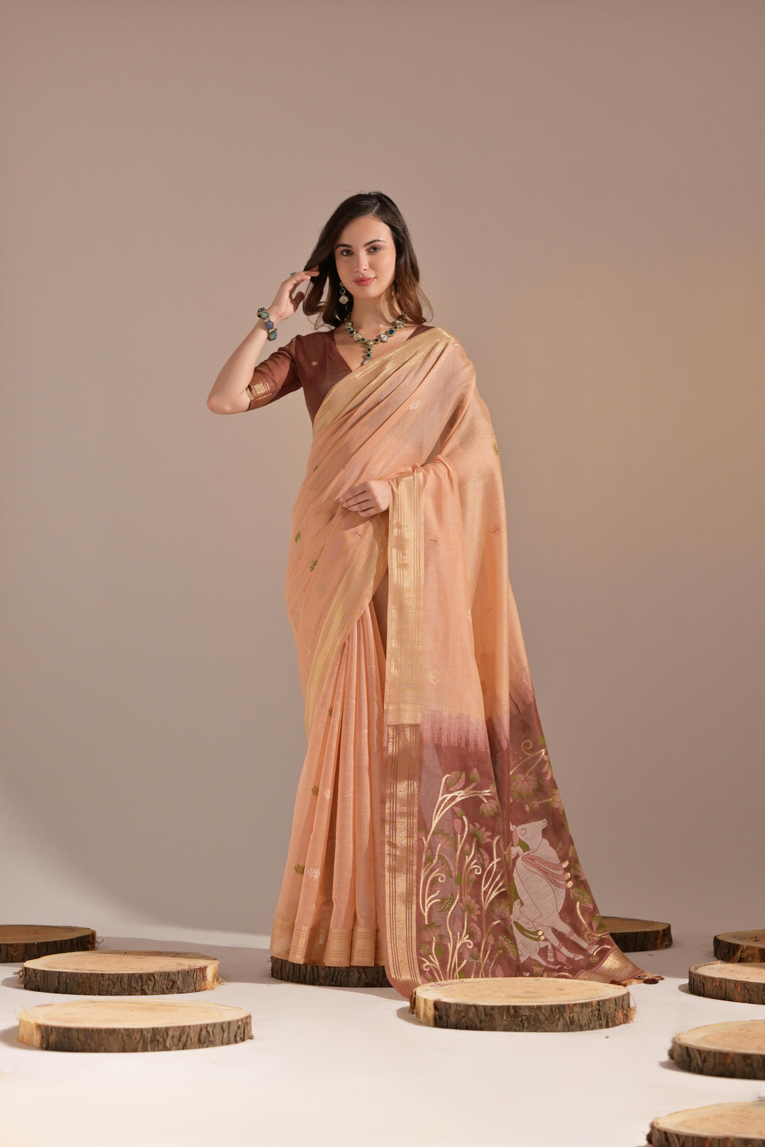 Muga Silk Saree