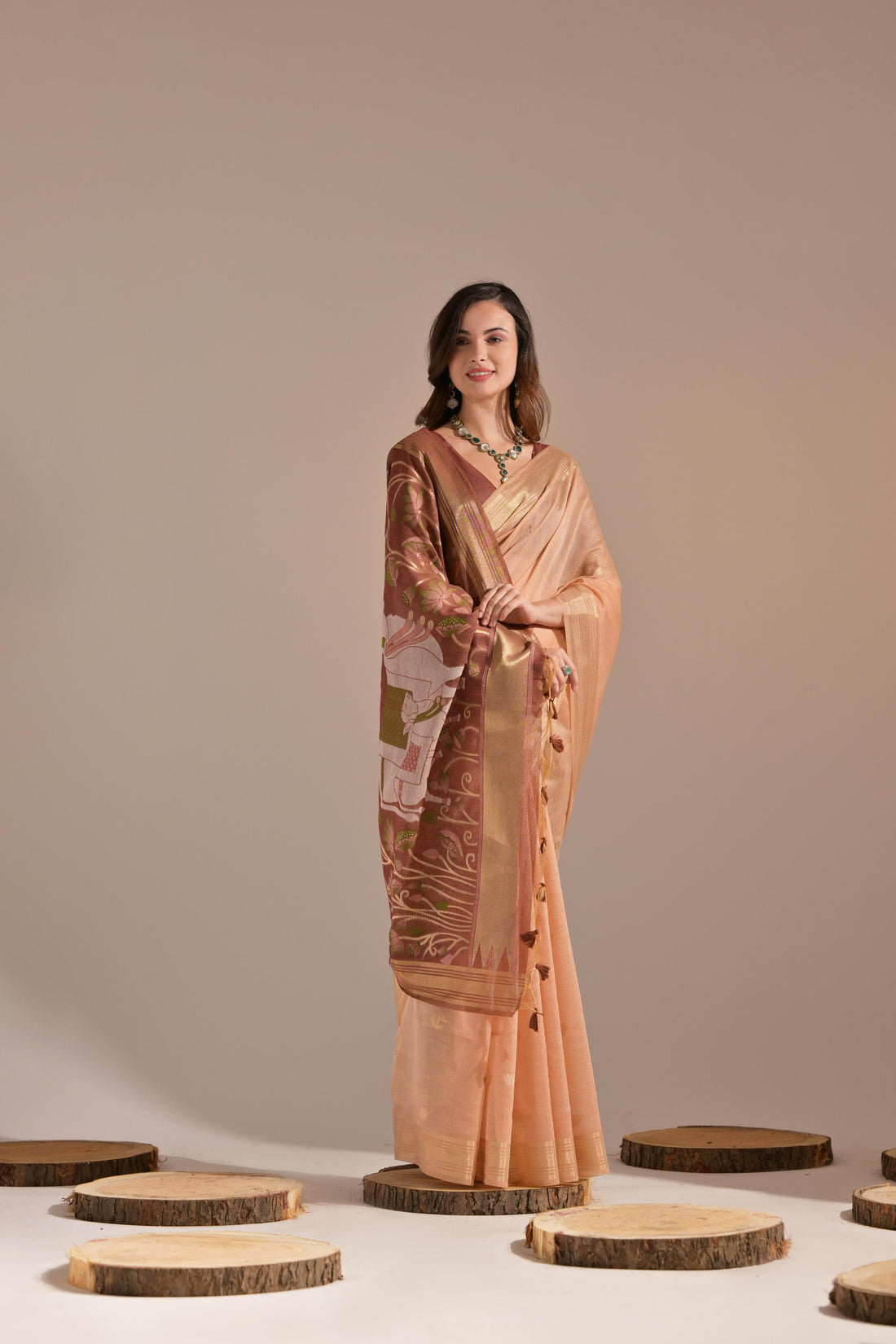 Muga Silk Saree