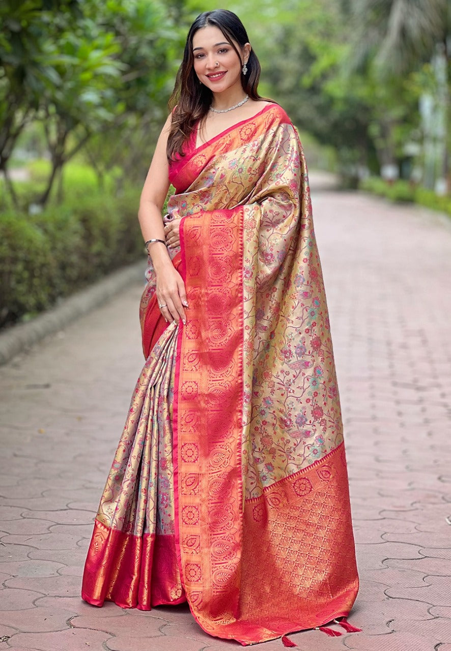 Dharmavaram Silk Saree 