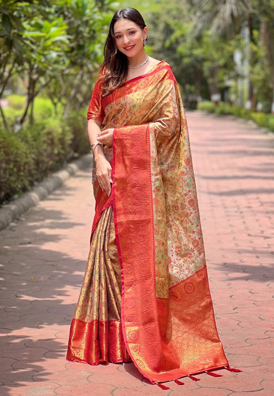 Dharmavaram Silk Saree 