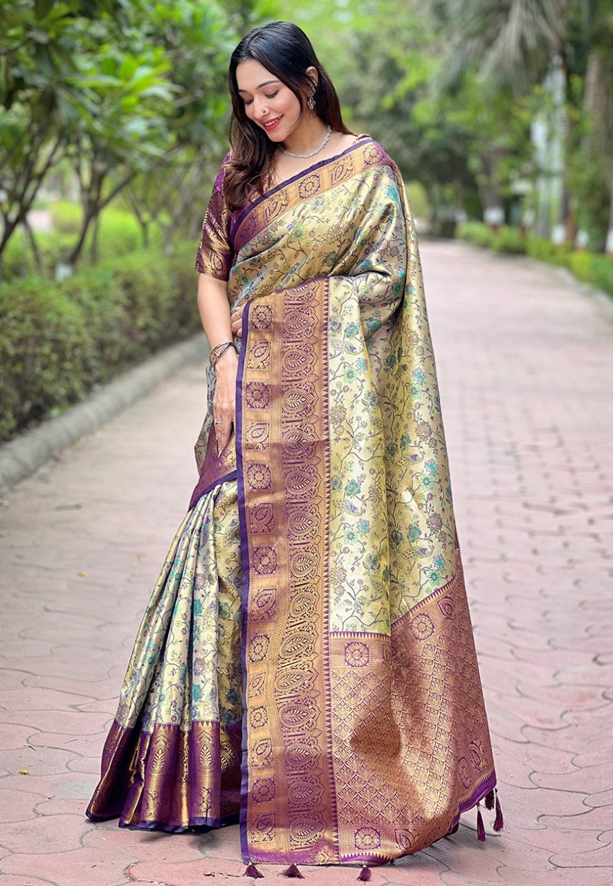 Dharmavaram Silk Saree 