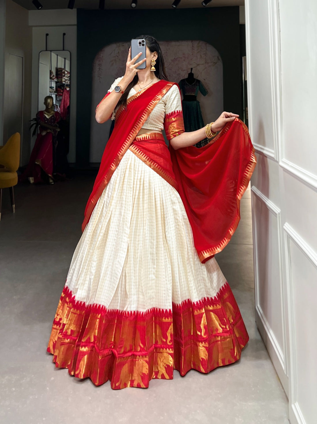 Cotton Lehenga Choli