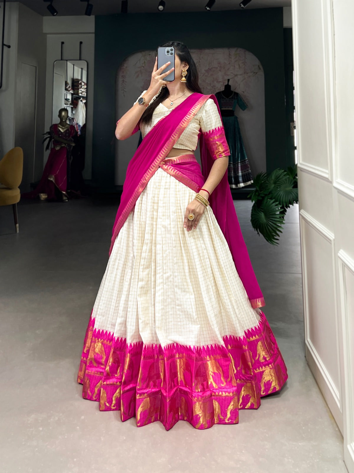 Cotton Lehenga Choli