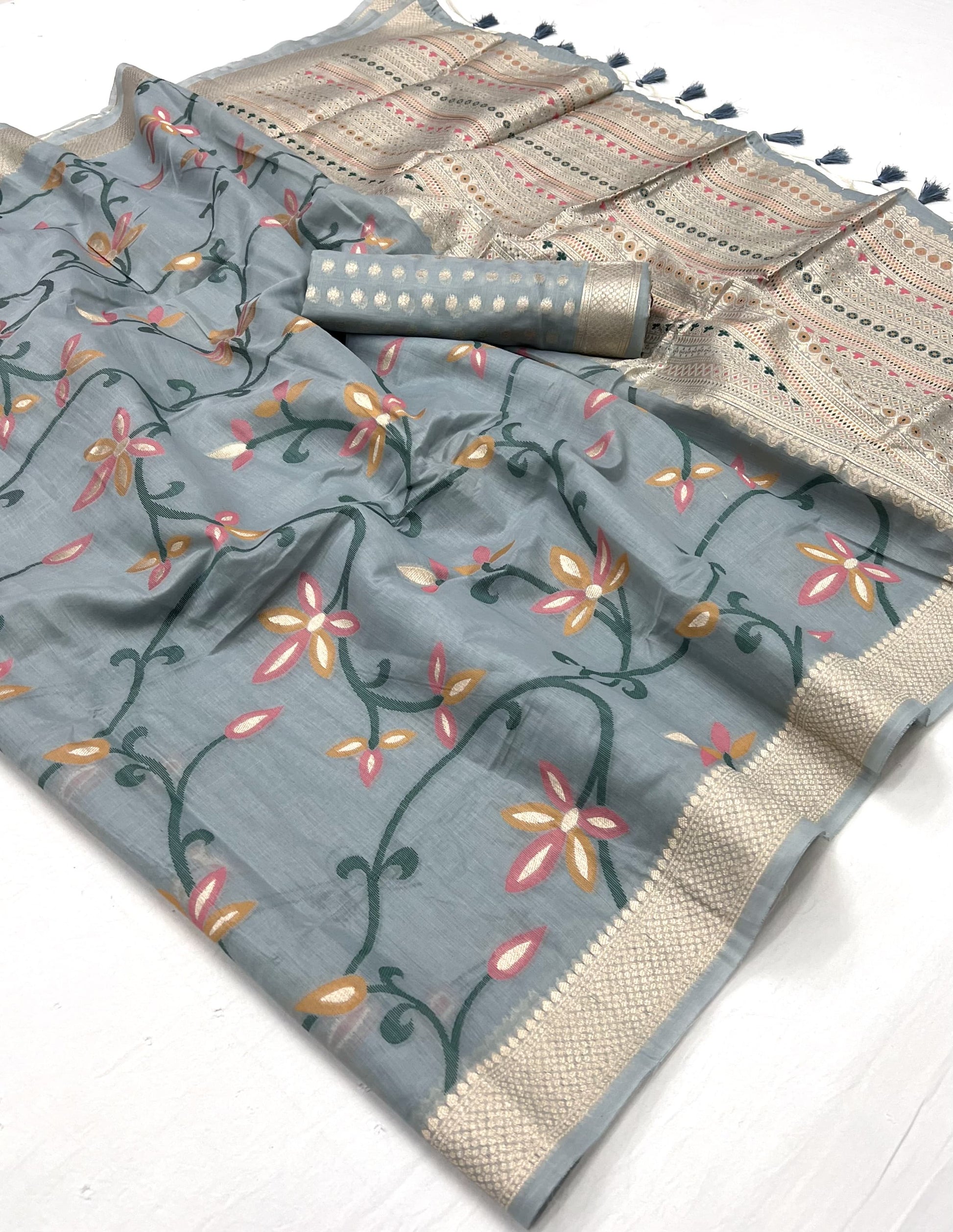 Cotton Jamdani Saree