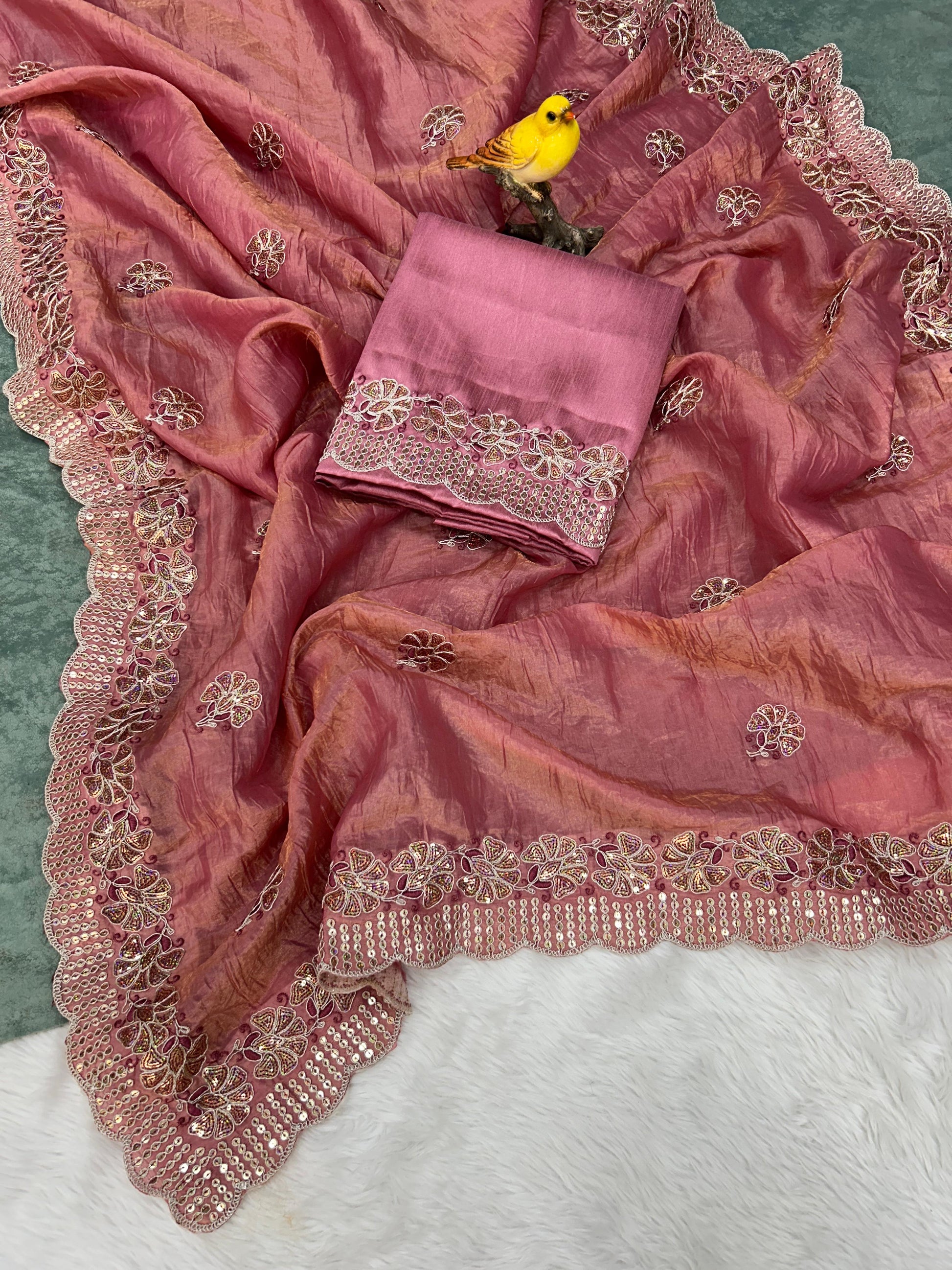 Crunchy Silk Saree