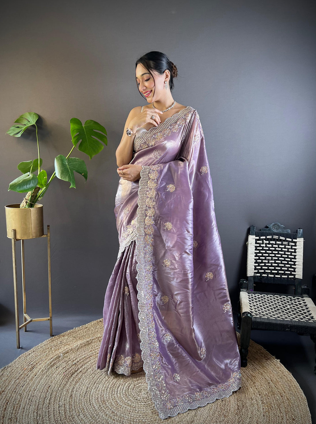 Crunchy Silk Saree