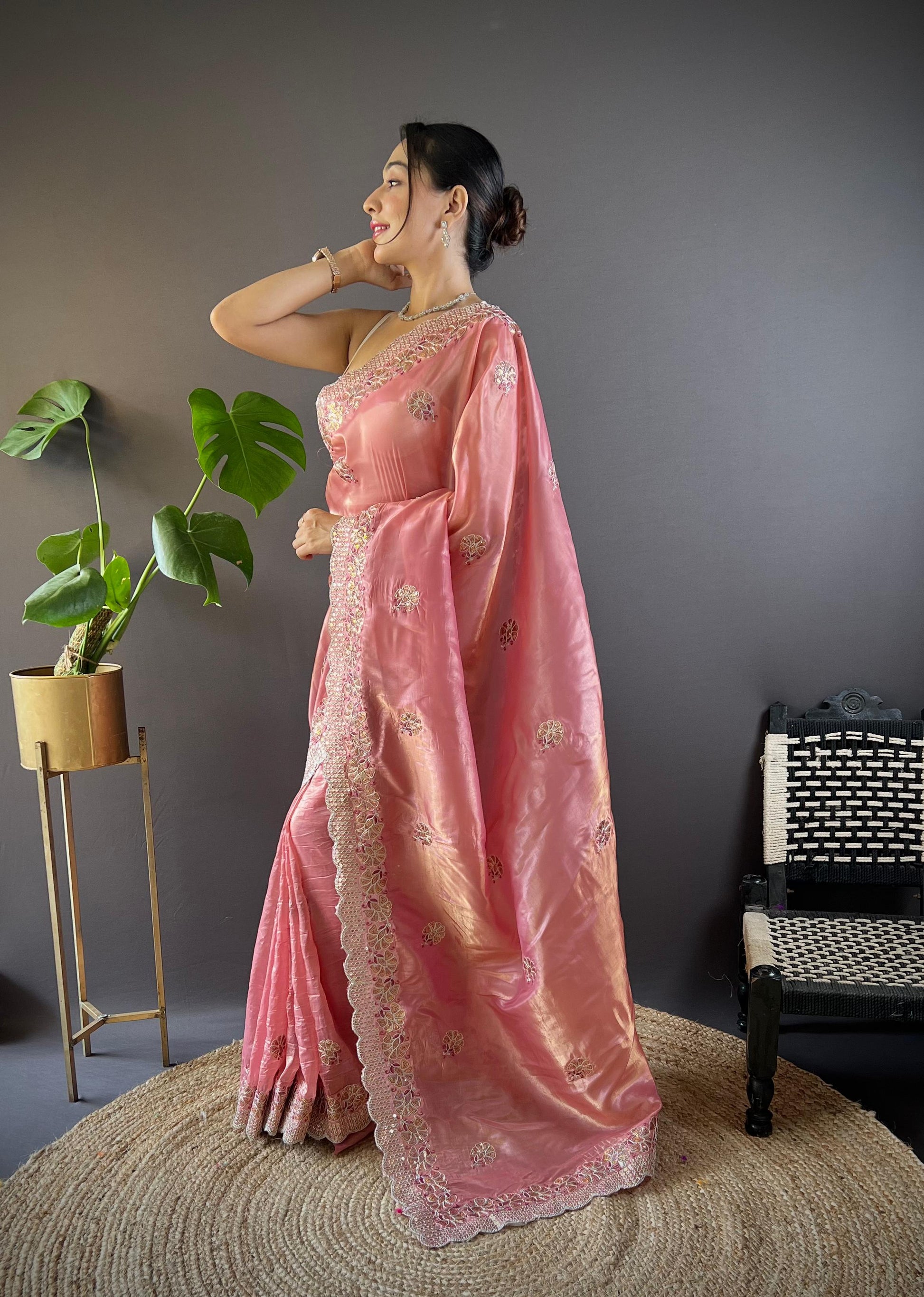 Crunchy Silk Saree