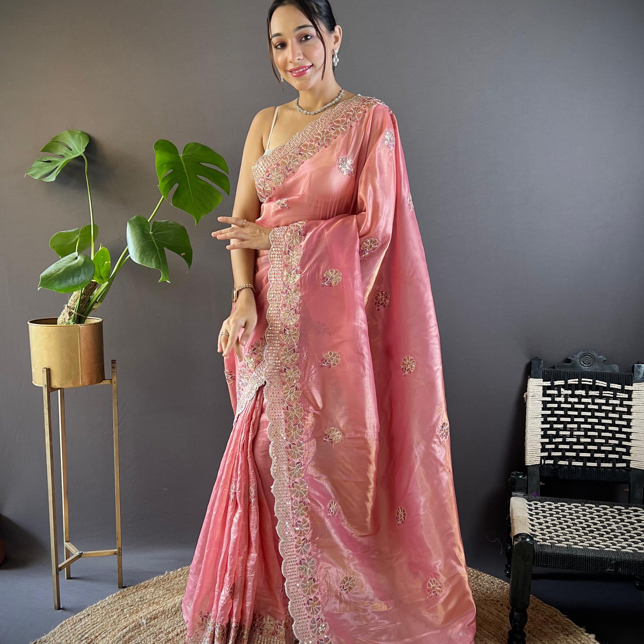 Crunchy Silk Saree