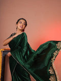 Velvet Saree