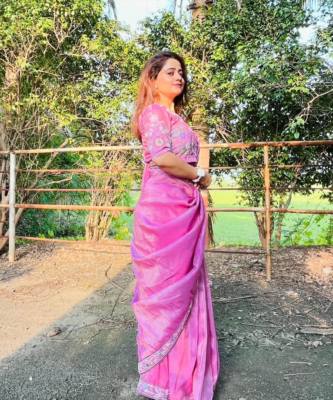 Net Saree