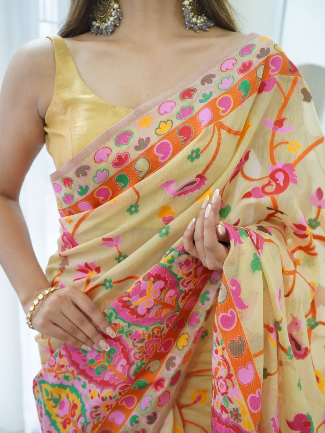 Kashmiri Pasmina Saree