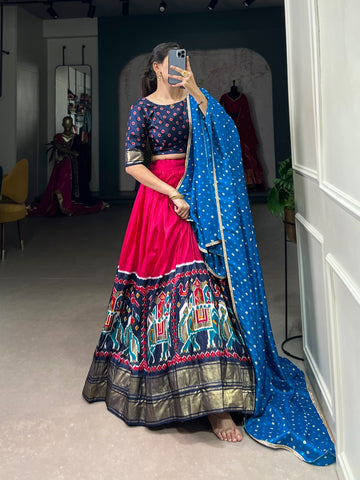 Pure Dola Silk Patola Lehenga Choli