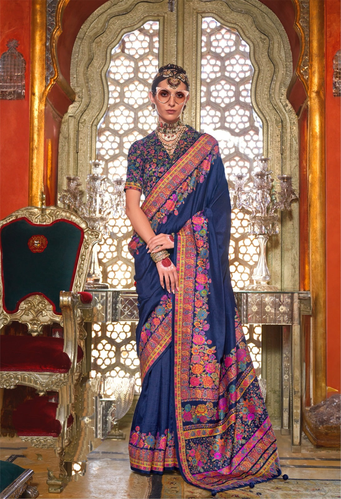 Pashmina Silk Saree