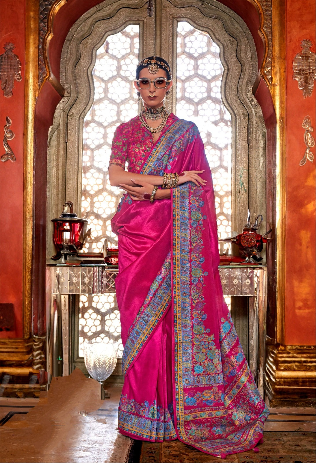 Pashmina Silk Saree