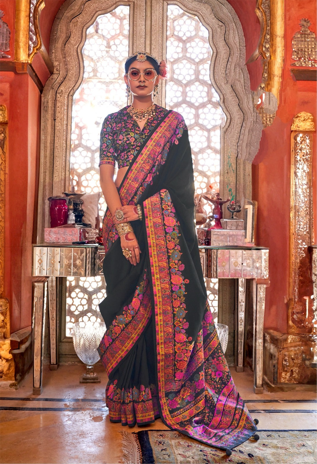 Pashmina Silk Saree