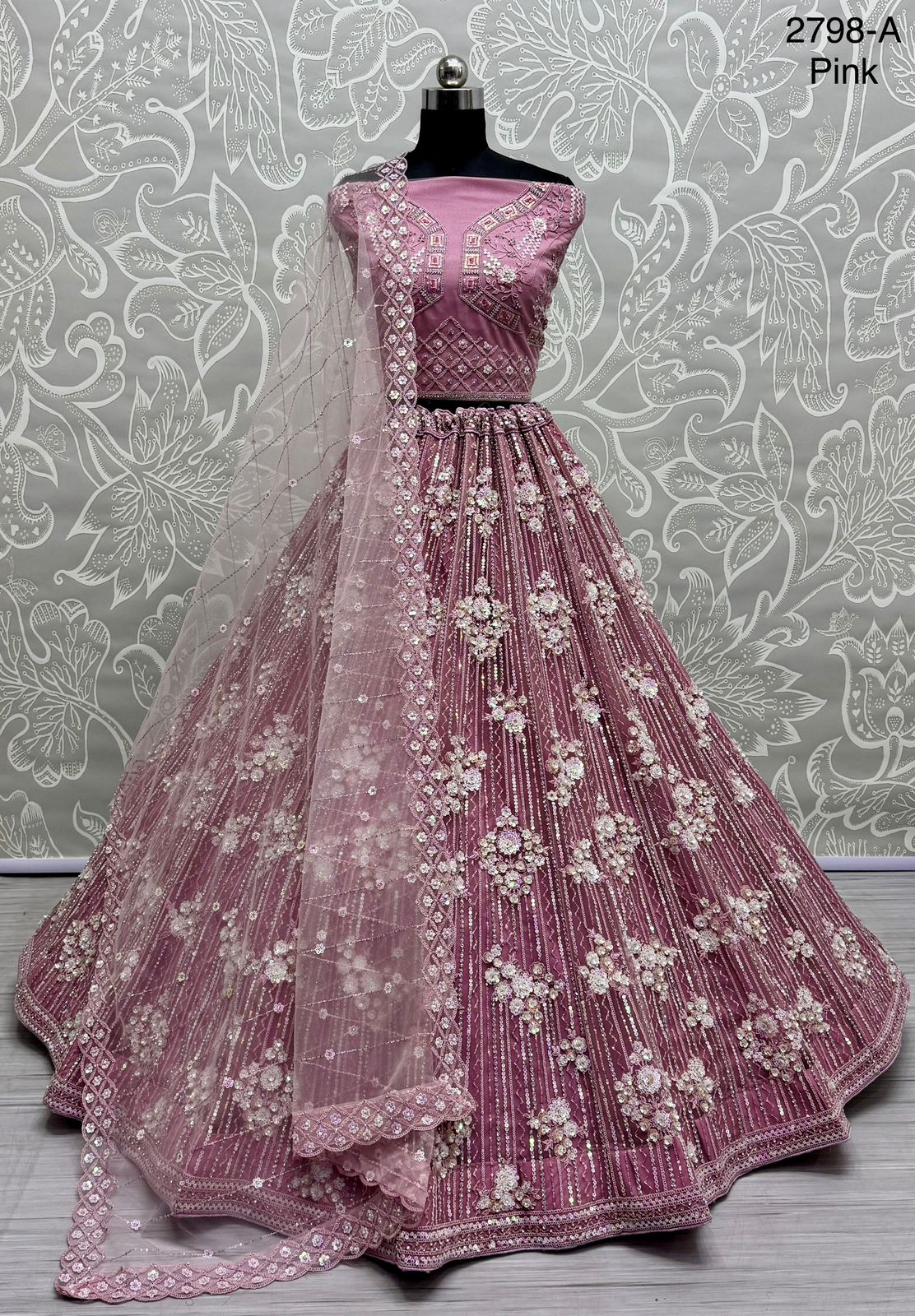 Net Lehenga