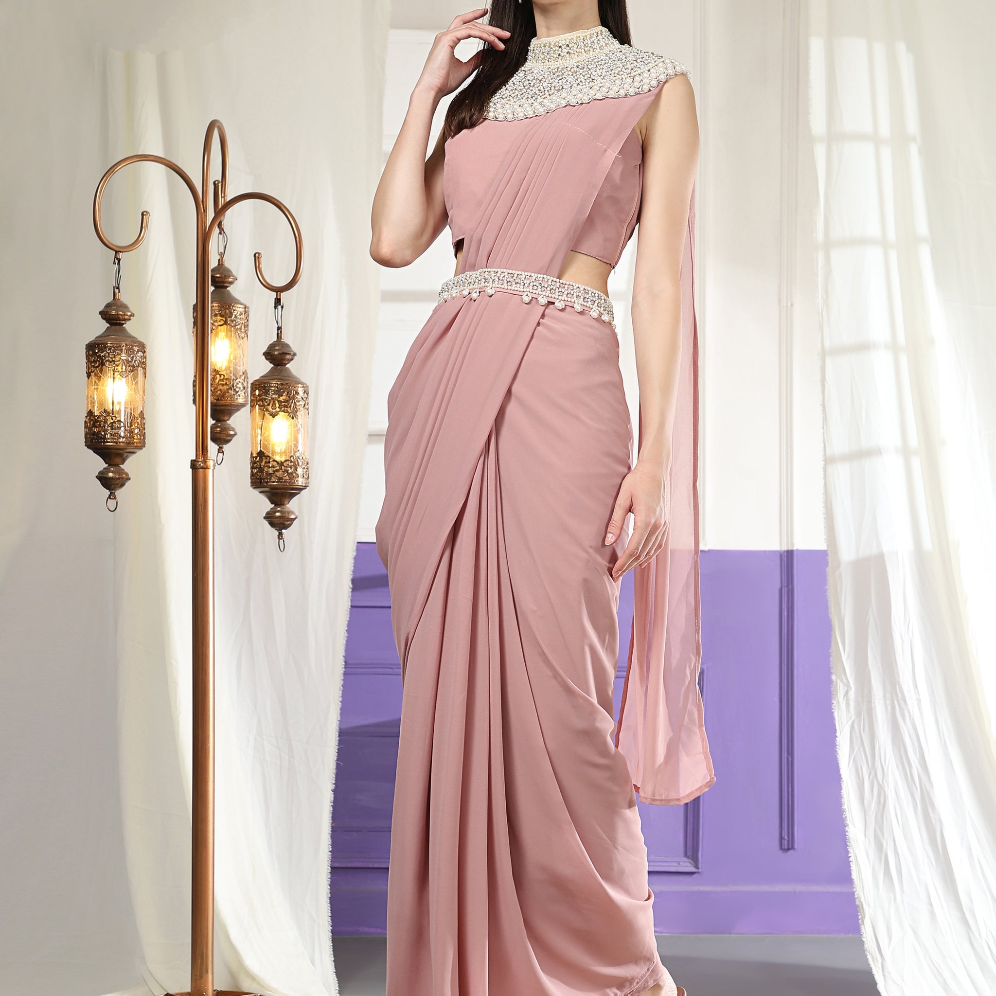 Ready-to-Wear Georgette Saree