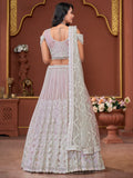 Pink Premium Net Bridal Lehenga