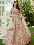 Multi-Color Gotapatti Net Bridal Lehenga