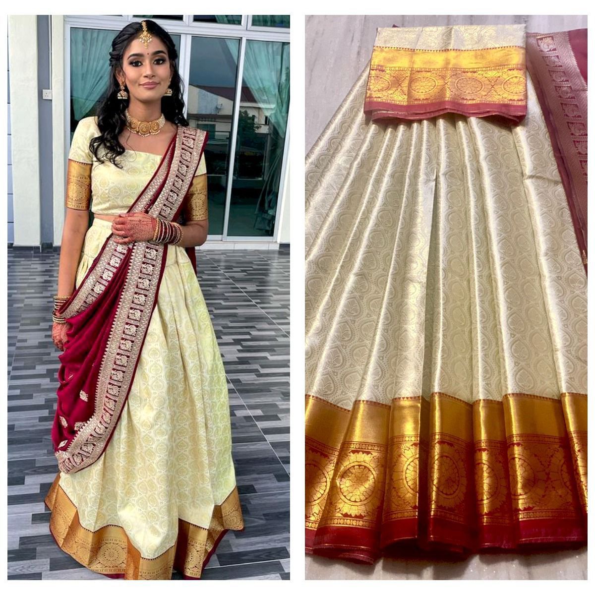 Half Lehanga Saree