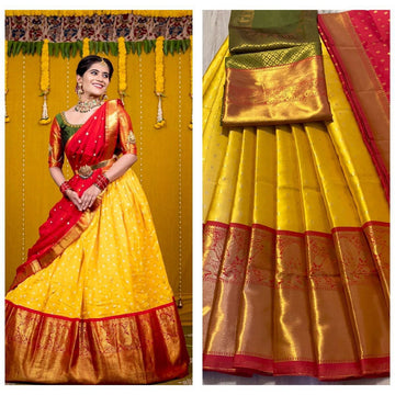 Half Lehanga Saree