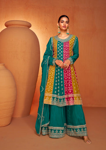 Beautiful Designer Wedding Wear Latest Anarkali Style Salwar Suit