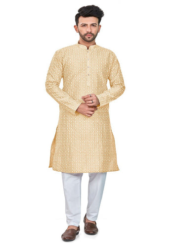 Light Yellow Colour RFSK 0013 Kurta Pajama