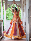 Navratri Garba Garba Special Kedia and Tulip Pants for Women's