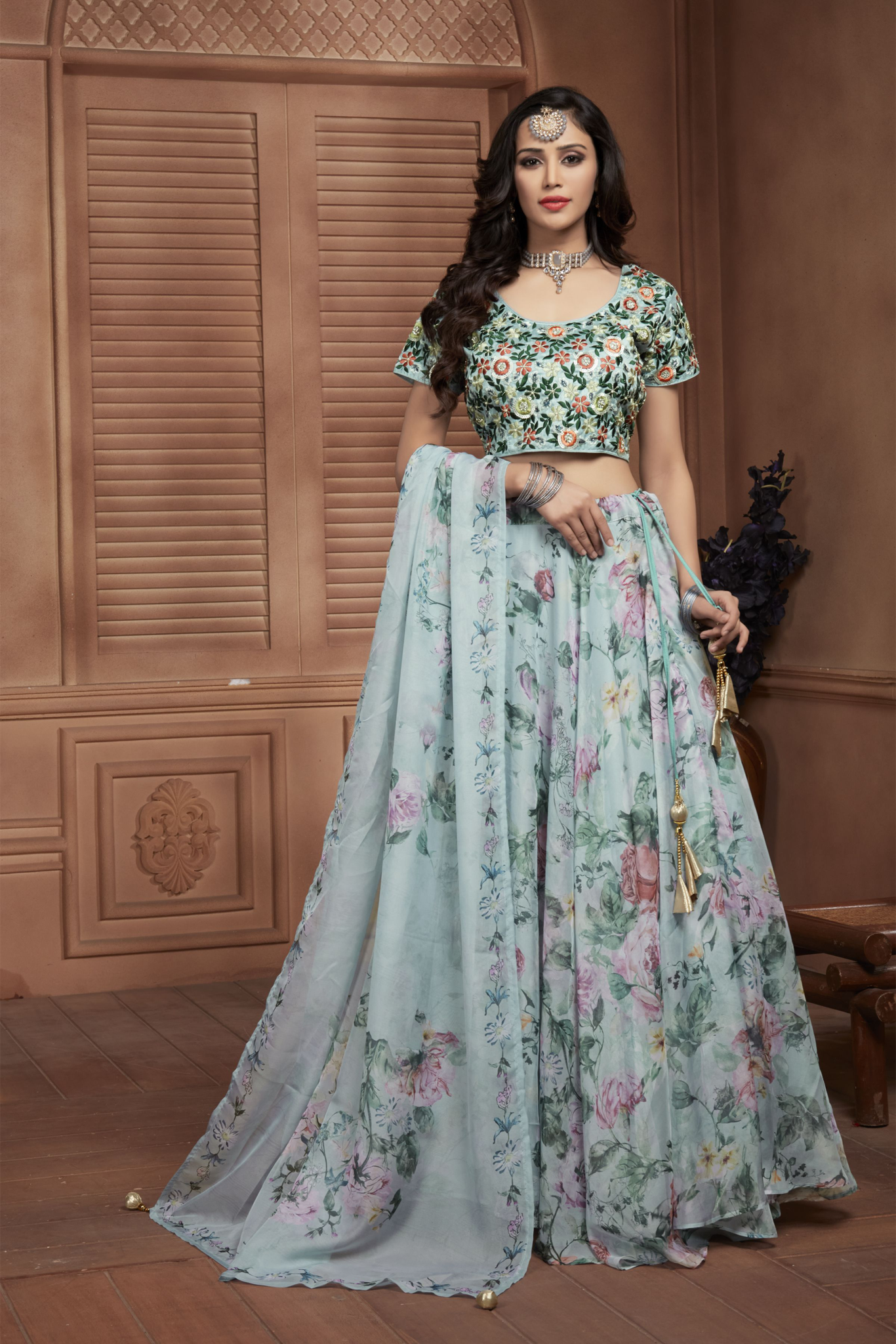 READYMADE CROP TOP LEHENGA D.NO C-1981